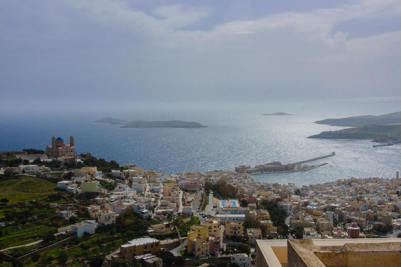 Mother'S House In Syros Aegean Sea 포시드호니아 외부 사진