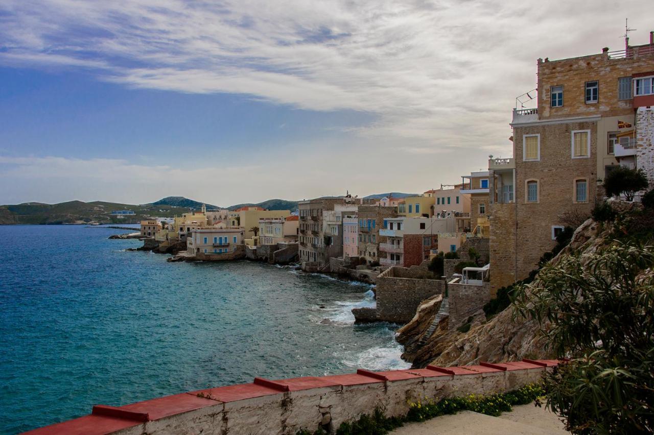 Mother'S House In Syros Aegean Sea 포시드호니아 외부 사진